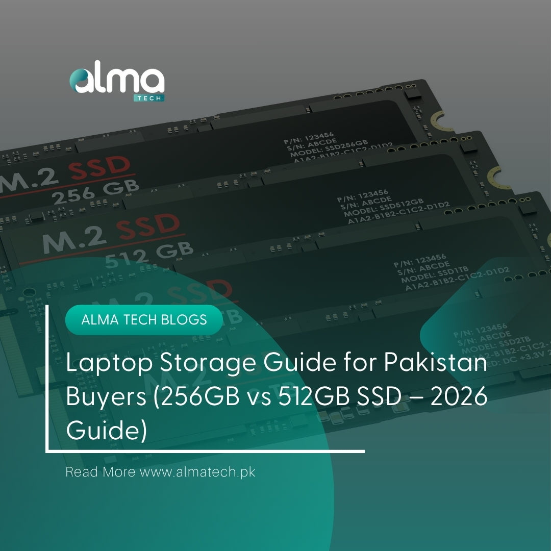 Laptop Storage Guide for Pakistan Buyers (256GB vs 512GB SSD – 2026 Guide)